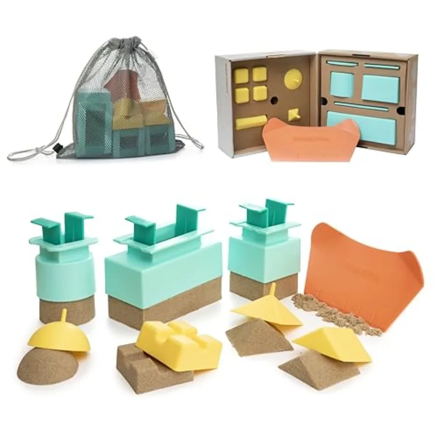Beach Toys for - 9 Pieces Travel-Friendly Snow Toys for Ages 3-12 - Outdoor and Indoor Play Sandbox Toys Set - Sand/Snow Castle
Beach Toys for - 9 Pieces Travel-Friendly Snow Toys for Ages 3-12 - Outdoor and Indoor Play Sandbox Toys Set - Sand/Snow Castle