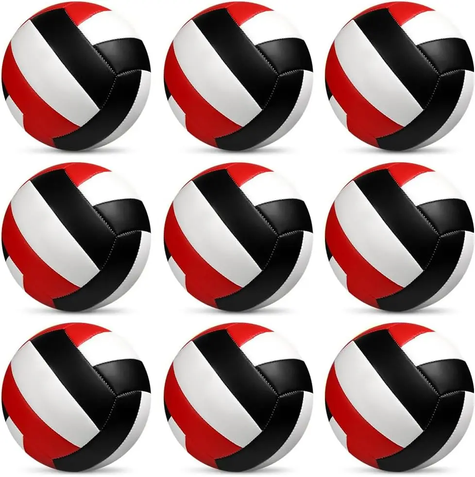 9-Pack Official Size 5 Volleyballs, Waterproof Composite Leather for Indoor Outdoor Pool Beach Play with Pump
9-Pack Official Size 5 Volleyballs, Waterproof Composite Leather for Indoor Outdoor Pool Beach Play with Pump
