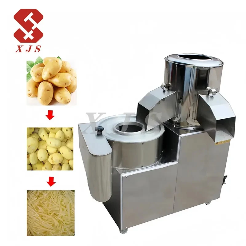 Electric Chip Making Potatoes Cutter Slicer Crisps Strip Potato Peel Washing Peeling Cutting Machine
Electric Chip Making Potatoes Cutter Slicer Crisps Strip Potato Peel Washing Peeling Cutting Machine