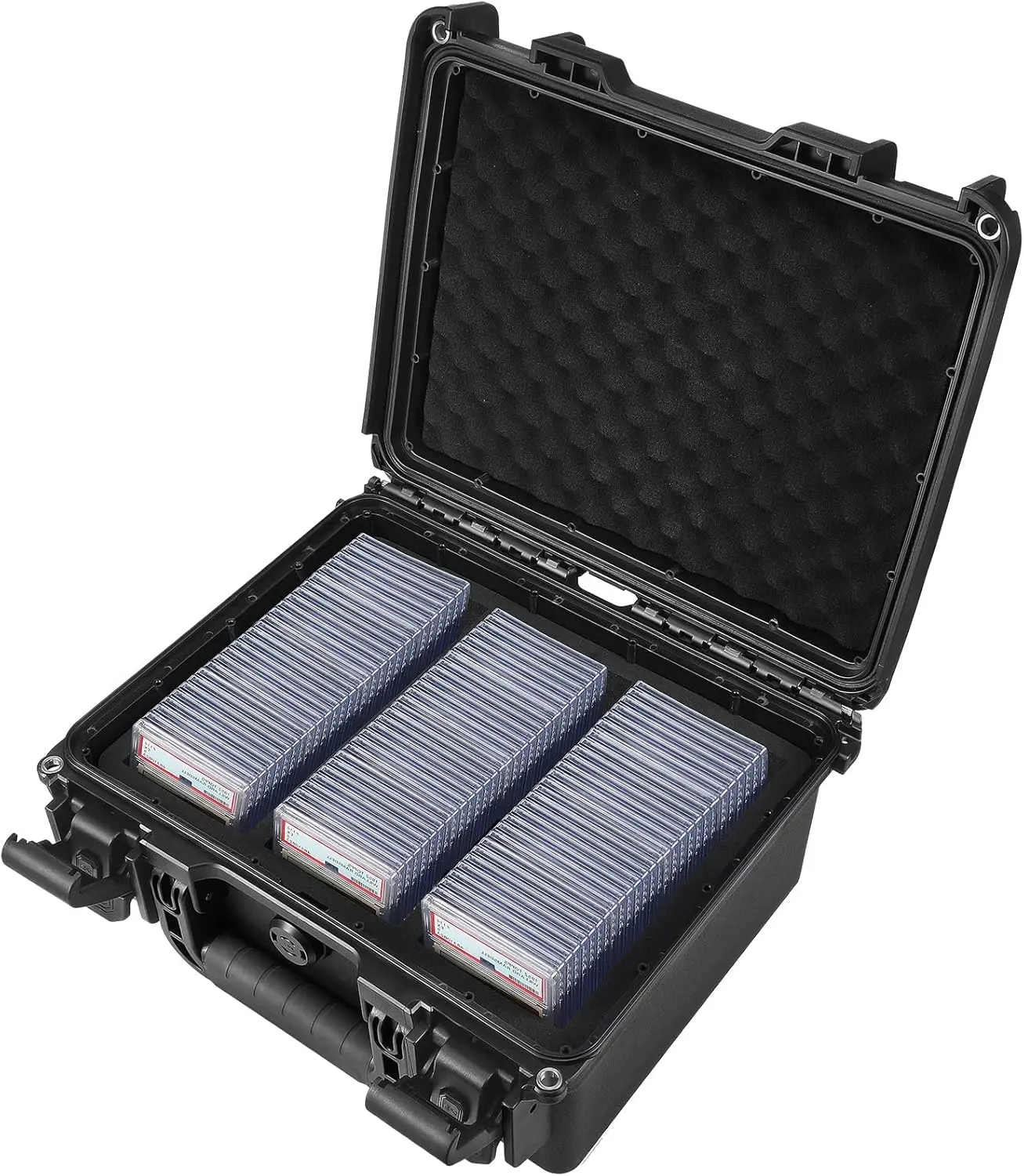 Waterproof Graded Card Case for 102 PSA Slabs, BGS SGC Sports Trading Cards, Lockable Storage Box
Waterproof Graded Card Case for 102 PSA Slabs, BGS SGC Sports Trading Cards, Lockable Storage Box