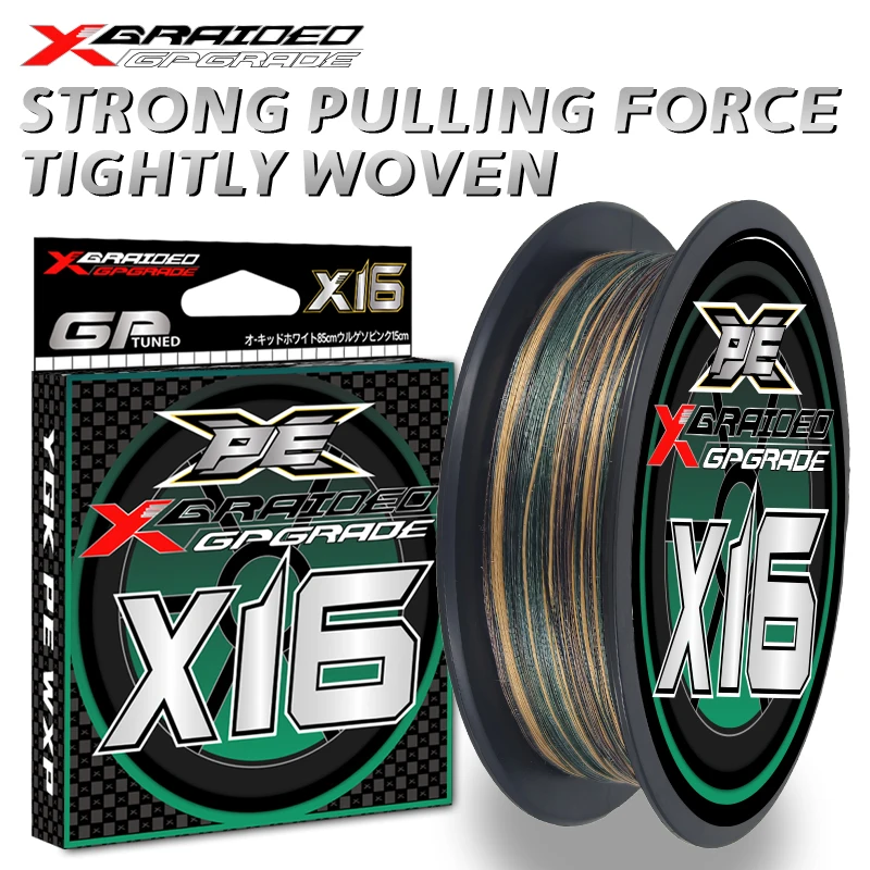 YGKX Braided Fishing Line X16 100/150/200m All for Fishing Line 15-81LB Multifilament PE Line for Saltwater Sea Fishing Wire
YGKX Braided Fishing Line X16 100/150/200m All for Fishing Line 15-81LB Multifilament PE Line for Saltwater Sea Fishing Wire