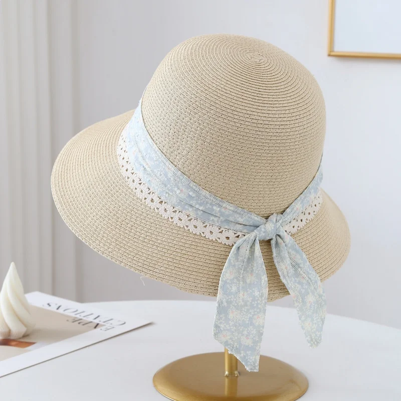 Summer Wide-Brimmed Straw Hat for Women with Ribbon Versatile Vacation Seaside Beach Hat
Summer Wide-Brimmed Straw Hat for Women with Ribbon Versatile Vacation Seaside Beach Hat