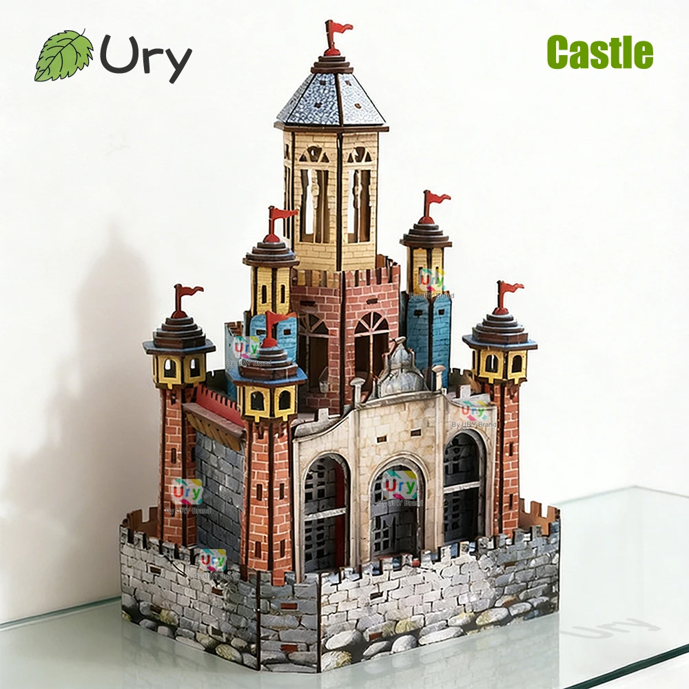 URY 3D Wooden Puzzle Colorful House Royal Knight's Castle Assembly Retro Toy for Adult DIY Model Kits Decoration Gifts
URY 3D Wooden Puzzle Colorful House Royal Knight's Castle Assembly Retro Toy for Adult DIY Model Kits Decoration Gifts