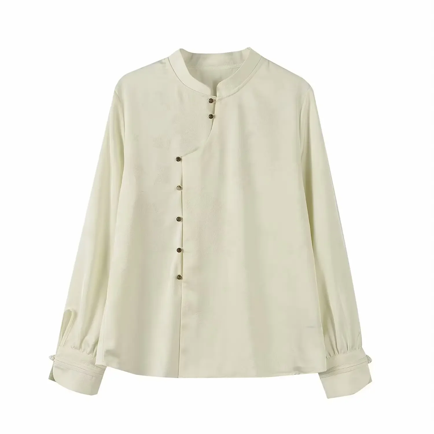 Women's Clothing 2025 Spring New Shirt Stand Up Collar Dark Pattern Design Small Shirt
Women's Clothing 2025 Spring New Shirt Stand Up Collar Dark Pattern Design Small Shirt