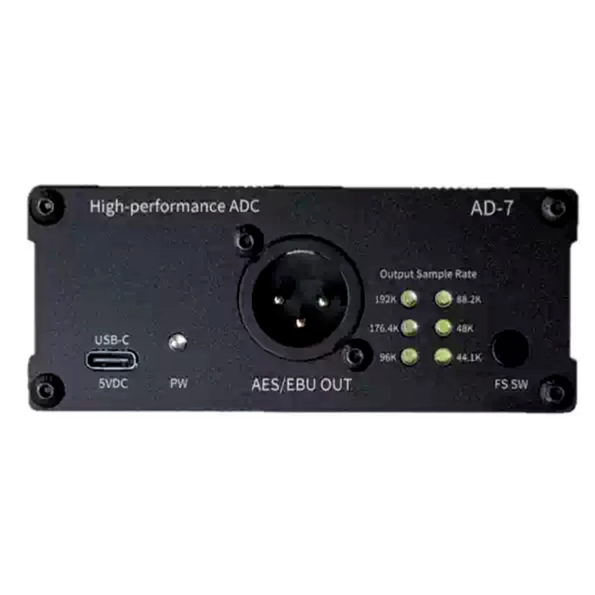 AES/EBU Analog-to-digital Audio Converter Digital Audio Encoder Balanced Stereo Output 24 Bit
AES/EBU Analog-to-digital Audio Converter Digital Audio Encoder Balanced Stereo Output 24 Bit