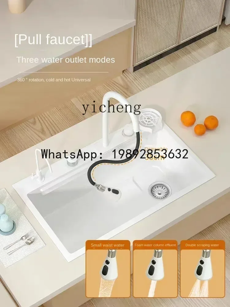 LYY Large Single Sink Handmade Nano 304 Stainless Steel Vegetable Washing Basin Kitchen Sink
LYY Large Single Sink Handmade Nano 304 Stainless Steel Vegetable Washing Basin Kitchen Sink