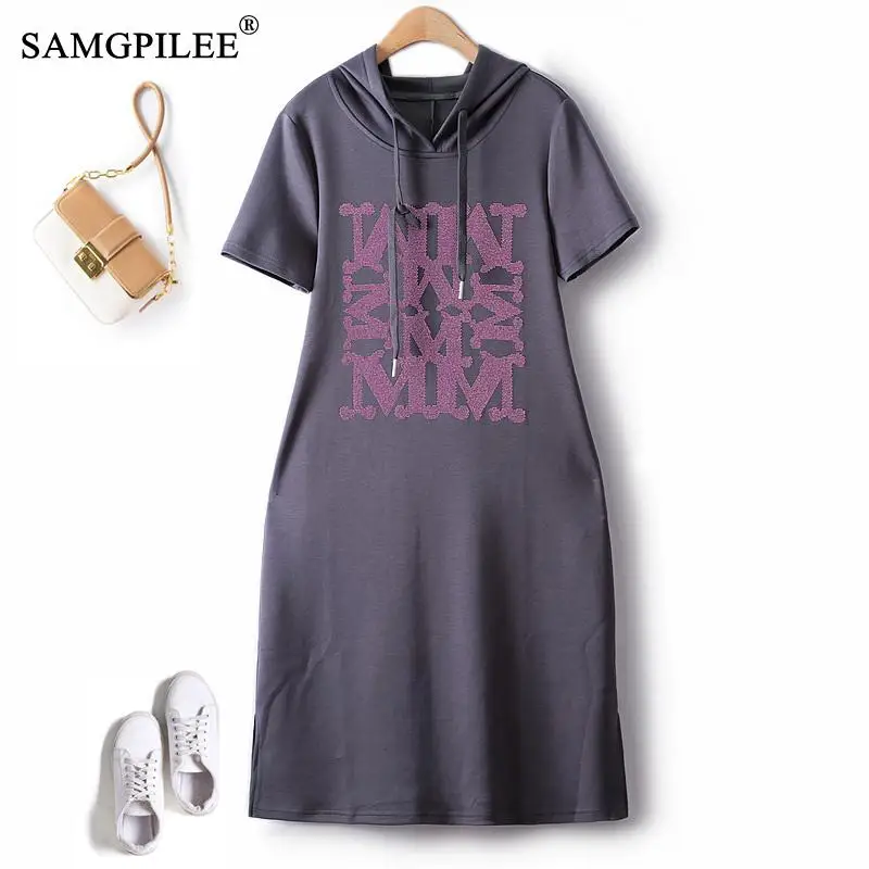 European Station Elegant And Pretty Women's Dresses Ironing Diamond Light Luxury Hooded Casual Air Cotton Short Sleeve Dress
European Station Elegant And Pretty Women's Dresses Ironing Diamond Light Luxury Hooded Casual Air Cotton Short Sleeve Dress