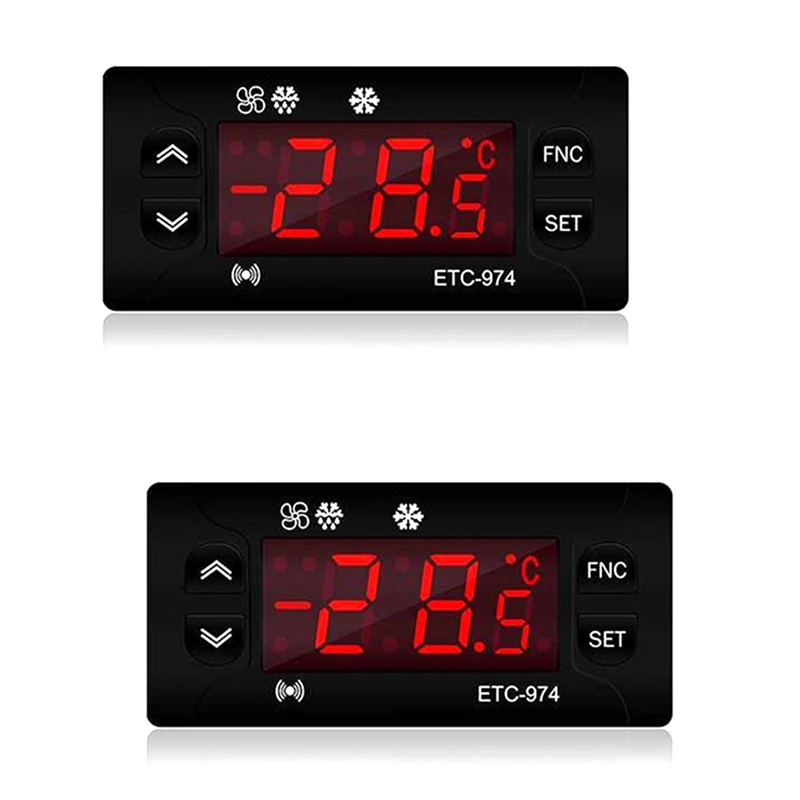 2PCS ETC-974 Temperature Refrigerator Thermostat Regulator Thermocouple NTC Sensor
2PCS ETC-974 Temperature Refrigerator Thermostat Regulator Thermocouple NTC Sensor
