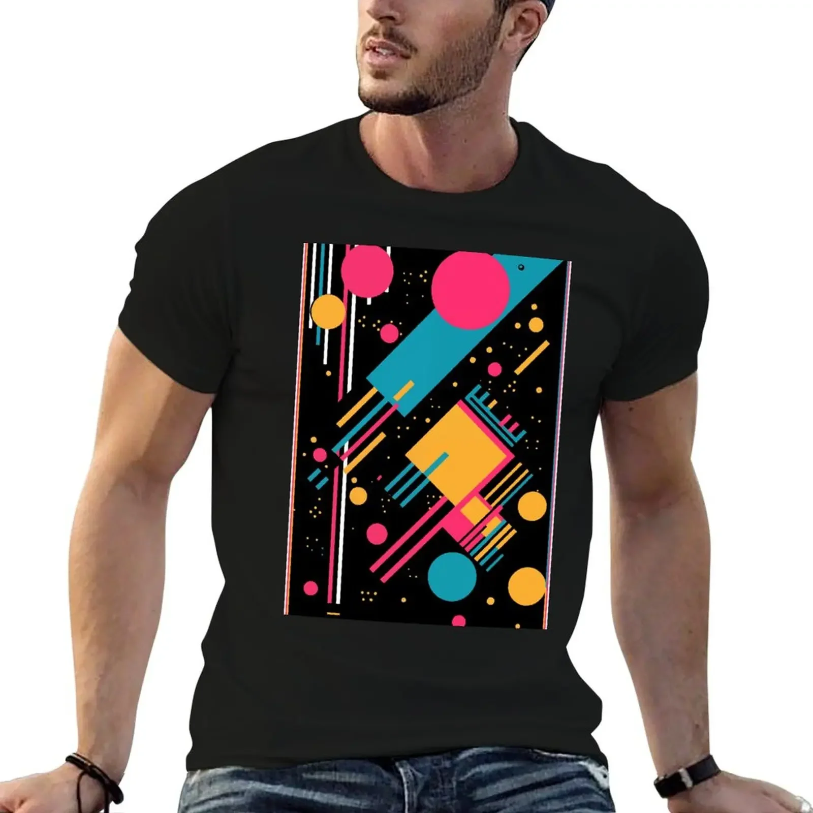 Dark Memphis Design T-Shirt shirts graphic tees summer top aesthetic clothes street wear Men's cotton t-shirt
Dark Memphis Design T-Shirt shirts graphic tees summer top aesthetic clothes street wear Men's cotton t-shirt