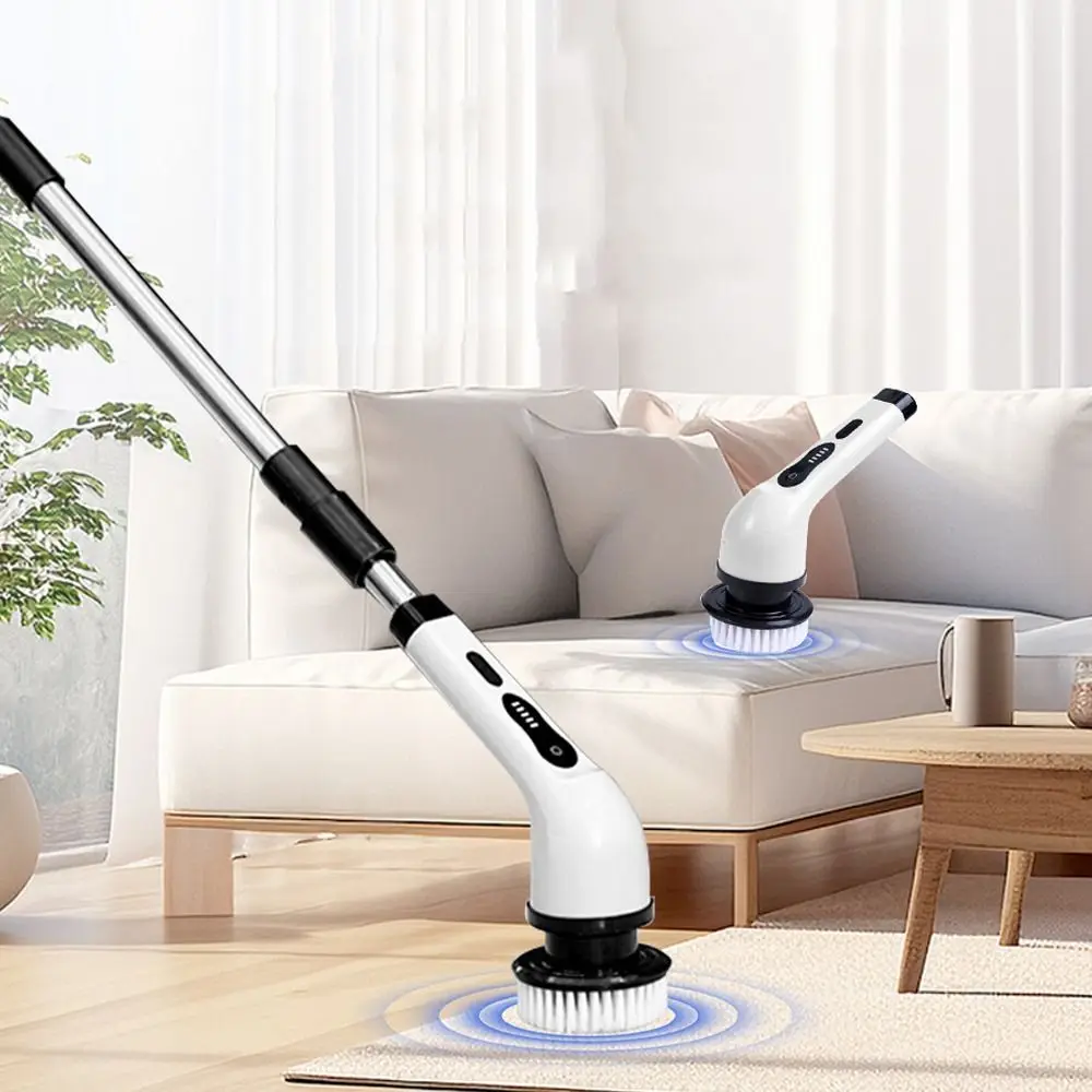 9-in-1 Electric Cleaning Brush Rechargeable Long Handle Toilet Cleaning Scrubber Wireless Multifunctional Electric Spin Scrubber
9-in-1 Electric Cleaning Brush Rechargeable Long Handle Toilet Cleaning Scrubber Wireless Multifunctional Electric Spin Scrubber
