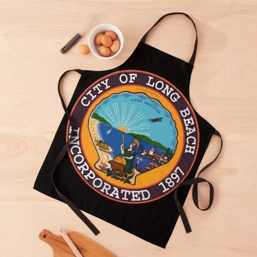 Seal of Long Beach, California, USA Apron Kitchen Women Kitchen on the wall Apron
Seal of Long Beach, California, USA Apron Kitchen Women Kitchen on the wall Apron