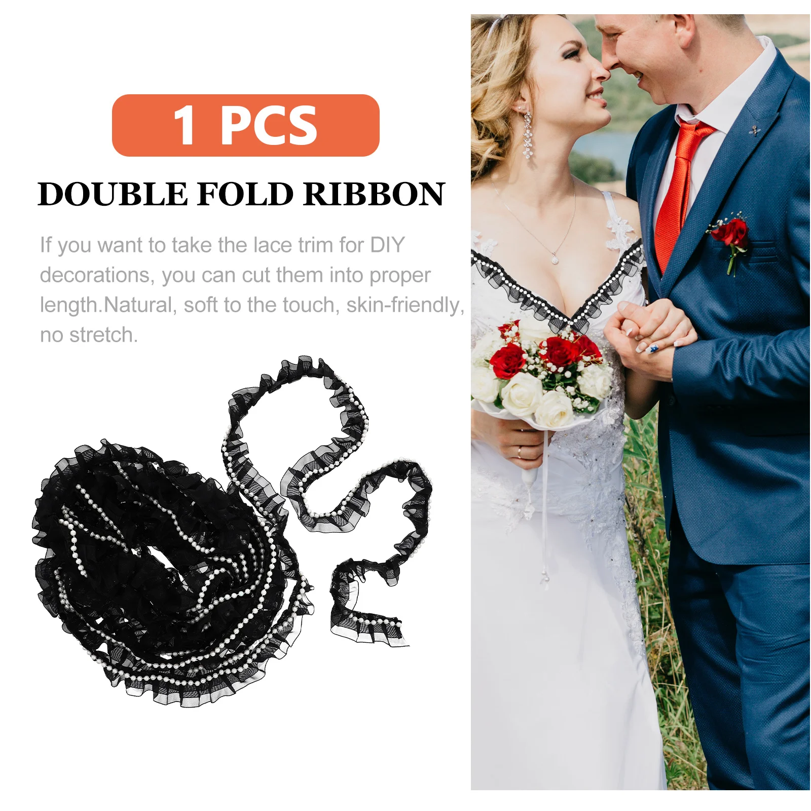 1Pcs Pearl Lace Ribbon Trim Bridal Dress Decoration DIY Clothing Accessory Decorative Lace Ribbon for Sewing Crafts
1Pcs Pearl Lace Ribbon Trim Bridal Dress Decoration DIY Clothing Accessory Decorative Lace Ribbon for Sewing Crafts