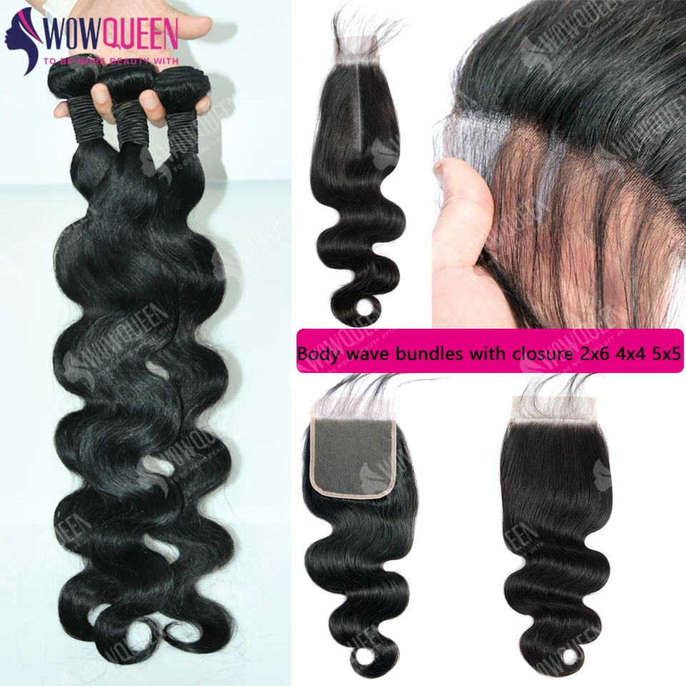 Body Wave Human Hair Bundles With Closure 2x6 Lace Closure Human Hair Bundles With 4x4 5x5 Closure 3/4 Bundles With Closure
Body Wave Human Hair Bundles With Closure 2x6 Lace Closure Human Hair Bundles With 4x4 5x5 Closure 3/4 Bundles With Closure
