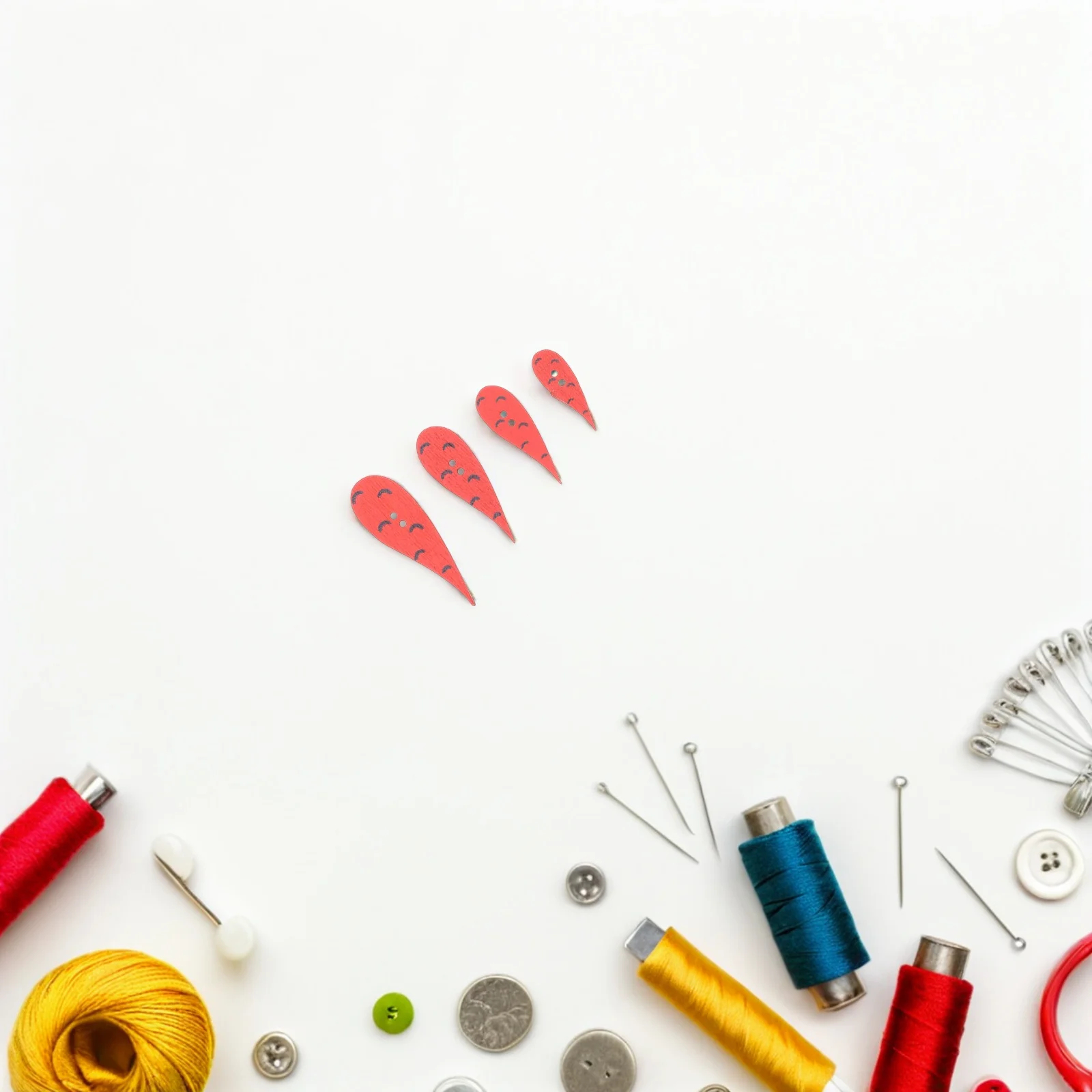 100 pcs Wooden Carrot Buttons 4 Assorted Sizes 2-Hole Craft Button For Diy Christmas Decorations Snowman Nose Craft Handmade
100 pcs Wooden Carrot Buttons 4 Assorted Sizes 2-Hole Craft Button For Diy Christmas Decorations Snowman Nose Craft Handmade