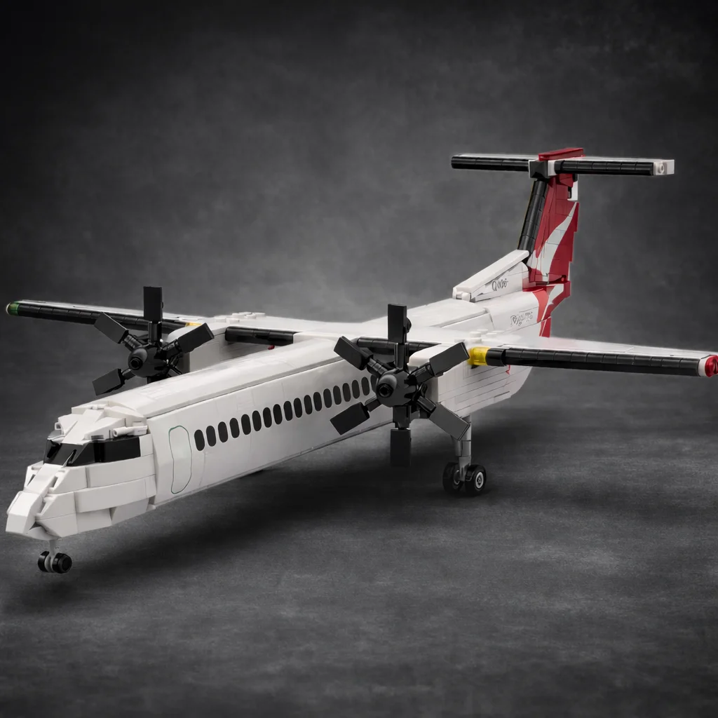 MOC Turboprop Passenger Aircraft Building Blocks Model, Large Scale Airplane Brick Set, 988PCS DIY Display Toy
MOC Turboprop Passenger Aircraft Building Blocks Model, Large Scale Airplane Brick Set, 988PCS DIY Display Toy