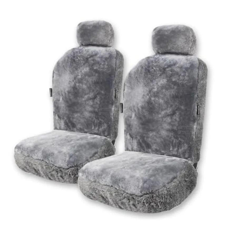 Fuzzy Sheepskin Seat Covers Grey Australian Merino Wool Fluffy Fur Car Seat Covers All Season Protection Universal Fit for Most
Fuzzy Sheepskin Seat Covers Grey Australian Merino Wool Fluffy Fur Car Seat Covers All Season Protection Universal Fit for Most