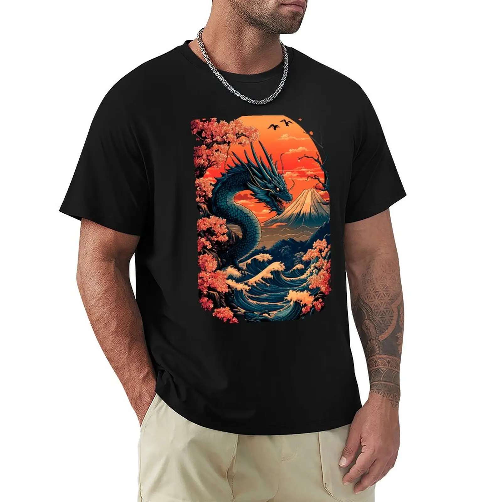 Japanese Dragon T-Shirt Moisture Wicking Athletic T-Shirt
Japanese Dragon T-Shirt Moisture Wicking Athletic T-Shirt