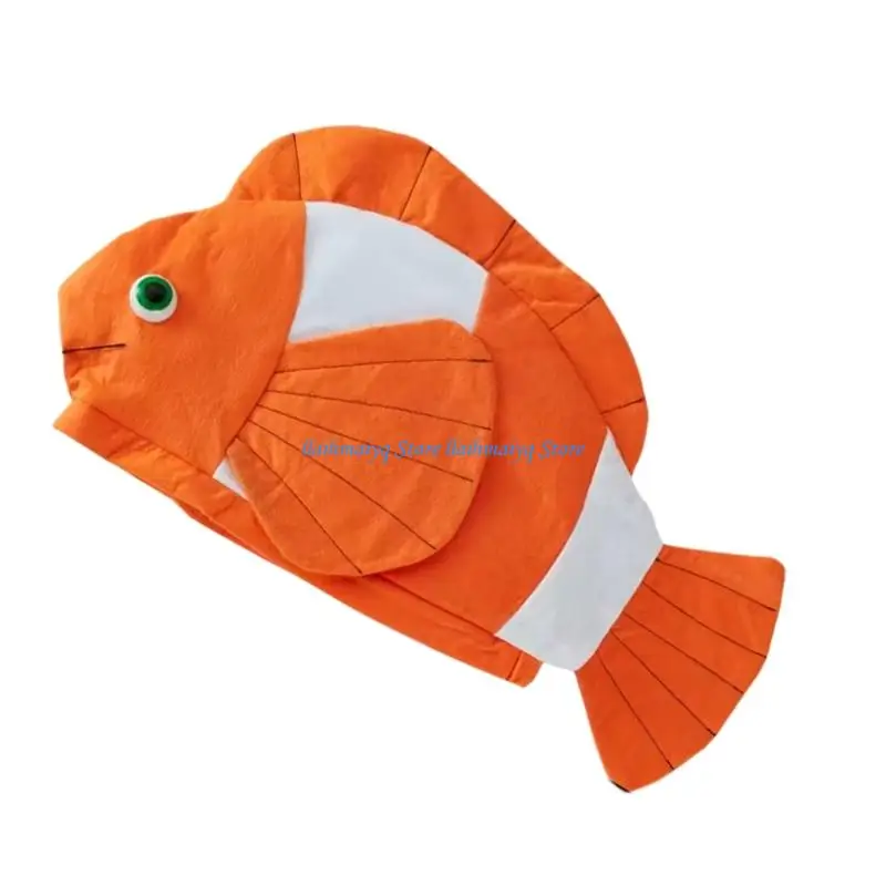 573B Adorable Clownfish Costume Hat Great For Tropical Beach Costume Parties
573B Adorable Clownfish Costume Hat Great For Tropical Beach Costume Parties