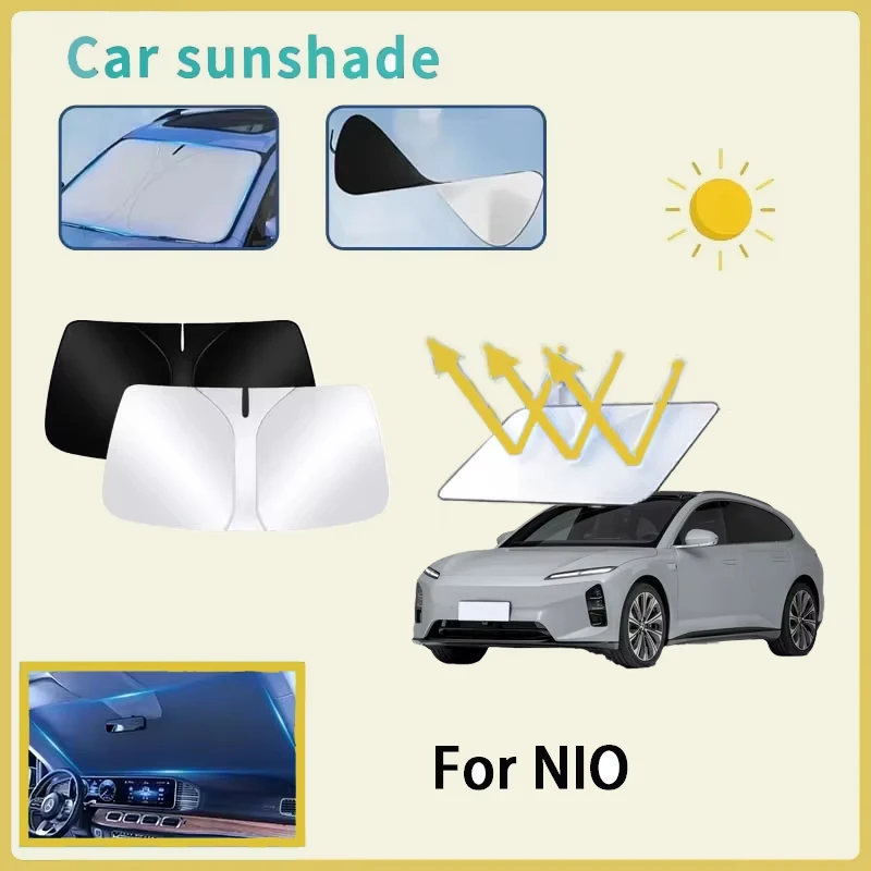 Applicable to NIO ES6/ET5T/EC6/ET5 car sunshade, sunscreen, heat insulation, front windshield sunshade
Applicable to NIO ES6/ET5T/EC6/ET5 car sunshade, sunscreen, heat insulation, front windshield sunshade