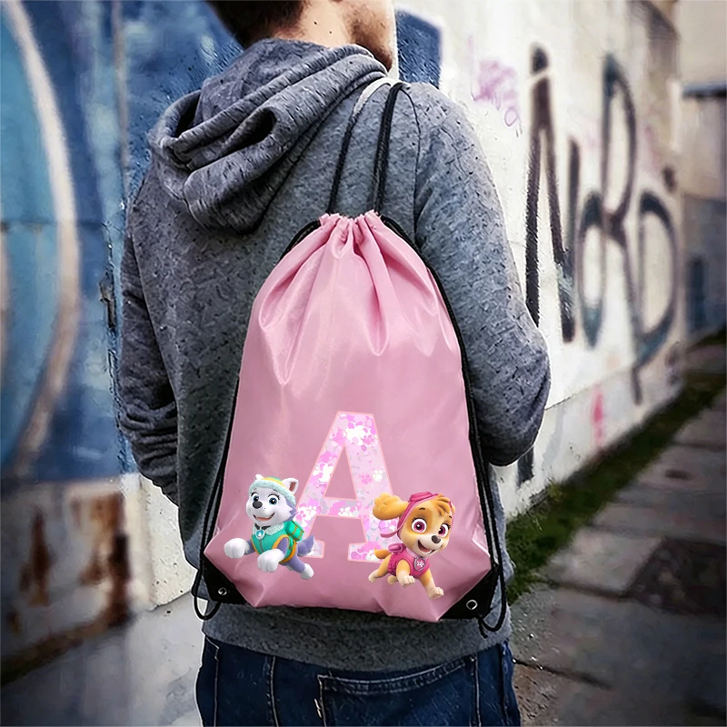 PAWs Patrols Skye Everest Drawstring Bag Sport Casual Gym Portable Backpack Waterproof Hiking Package Anime Cartoon Storage Bag
PAWs Patrols Skye Everest Drawstring Bag Sport Casual Gym Portable Backpack Waterproof Hiking Package Anime Cartoon Storage Bag