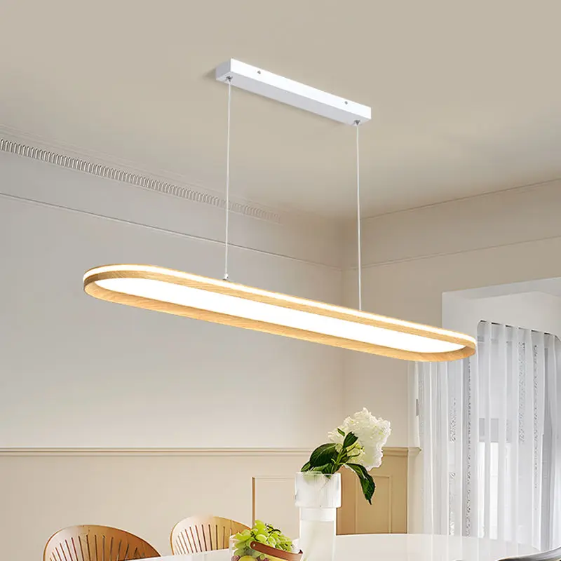 French cream style restaurant chandelier personality modern simple creative wood grain long bar tea table dining room lamp
French cream style restaurant chandelier personality modern simple creative wood grain long bar tea table dining room lamp