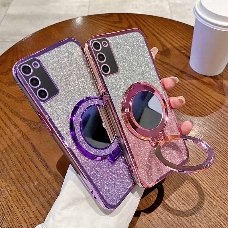 Case For A03s Luxury Glitter Silicone Makeup Mirror Holder Phone Case For Samsung Galaxy A03s A03 Core A02s A04s A05s Back Cover
Case For A03s Luxury Glitter Silicone Makeup Mirror Holder Phone Case For Samsung Galaxy A03s A03 Core A02s A04s A05s Back Cover