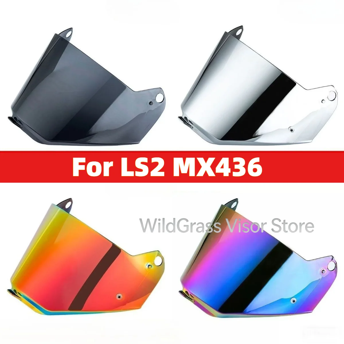 Motorcycle Helmet Visor,MX436 Helmet Transparent Lens Silver Sunshade, Helmet Accessories for Original LS2 MX436
Motorcycle Helmet Visor,MX436 Helmet Transparent Lens Silver Sunshade, Helmet Accessories for Original LS2 MX436