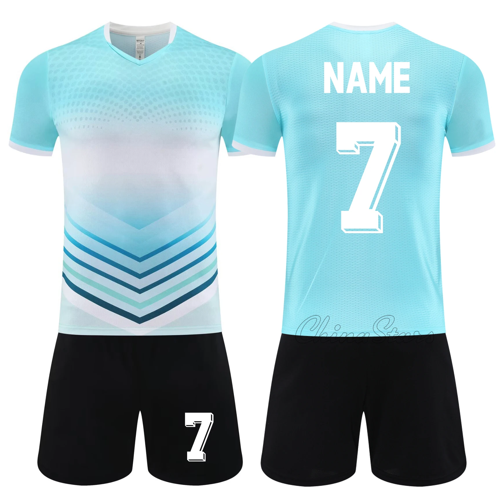 DIY Custom Professional Short Sleeve Soccer Jersey Sets for Men Kids Summer New Season Boys Man Match Training Football Uniform
DIY Custom Professional Short Sleeve Soccer Jersey Sets for Men Kids Summer New Season Boys Man Match Training Football Uniform