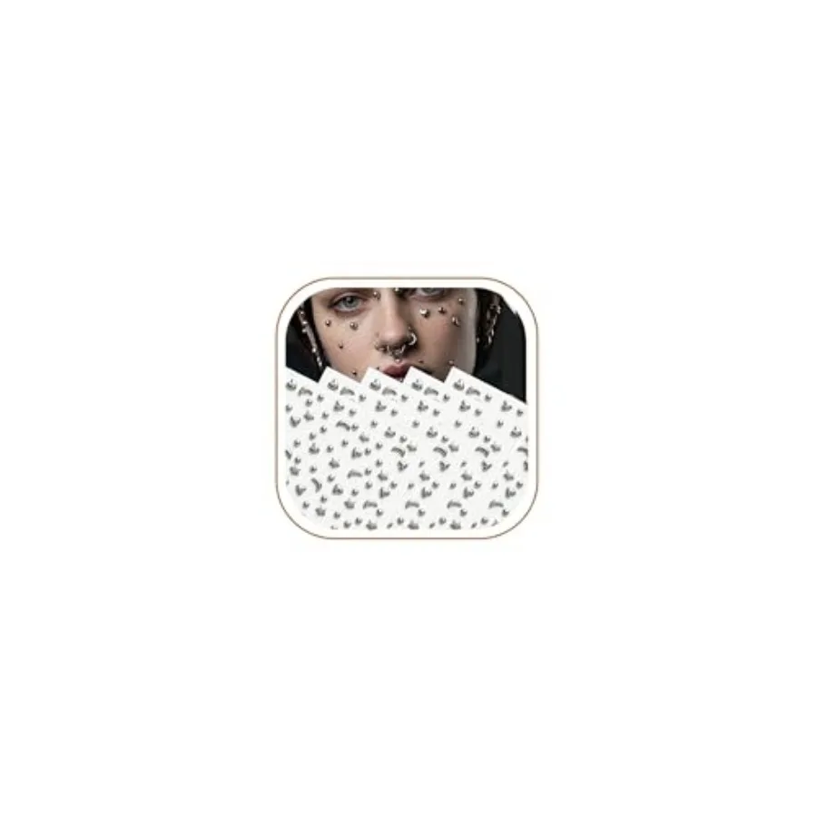 Mix Fake Piercings Balls Stick on Nose Stud Fake Eyebrow Lip Hoop Medusa Labret Stud Adhesive Star Face Gems Rhinestone Hair Cu
Mix Fake Piercings Balls Stick on Nose Stud Fake Eyebrow Lip Hoop Medusa Labret Stud Adhesive Star Face Gems Rhinestone Hair Cu