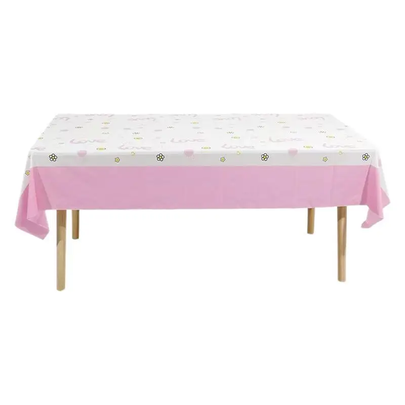 Valentine's Day Themed Disposable Tablecloth Peva Thickened Waterproof Oil-Proof Wash-Free Square Korean Style for Party Layout
Valentine's Day Themed Disposable Tablecloth Peva Thickened Waterproof Oil-Proof Wash-Free Square Korean Style for Party Layout