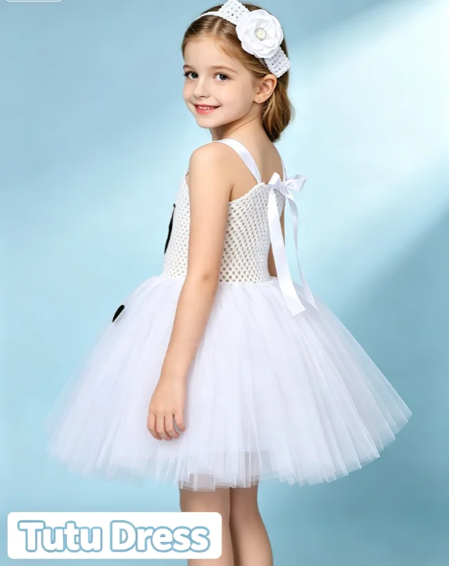Children Winter White Snowman Tulle Tutu Skirt With Headband Kids Halloween Christmas Cartoon Themed Party Dress Up Fancy Outfit
Children Winter White Snowman Tulle Tutu Skirt With Headband Kids Halloween Christmas Cartoon Themed Party Dress Up Fancy Outfit
