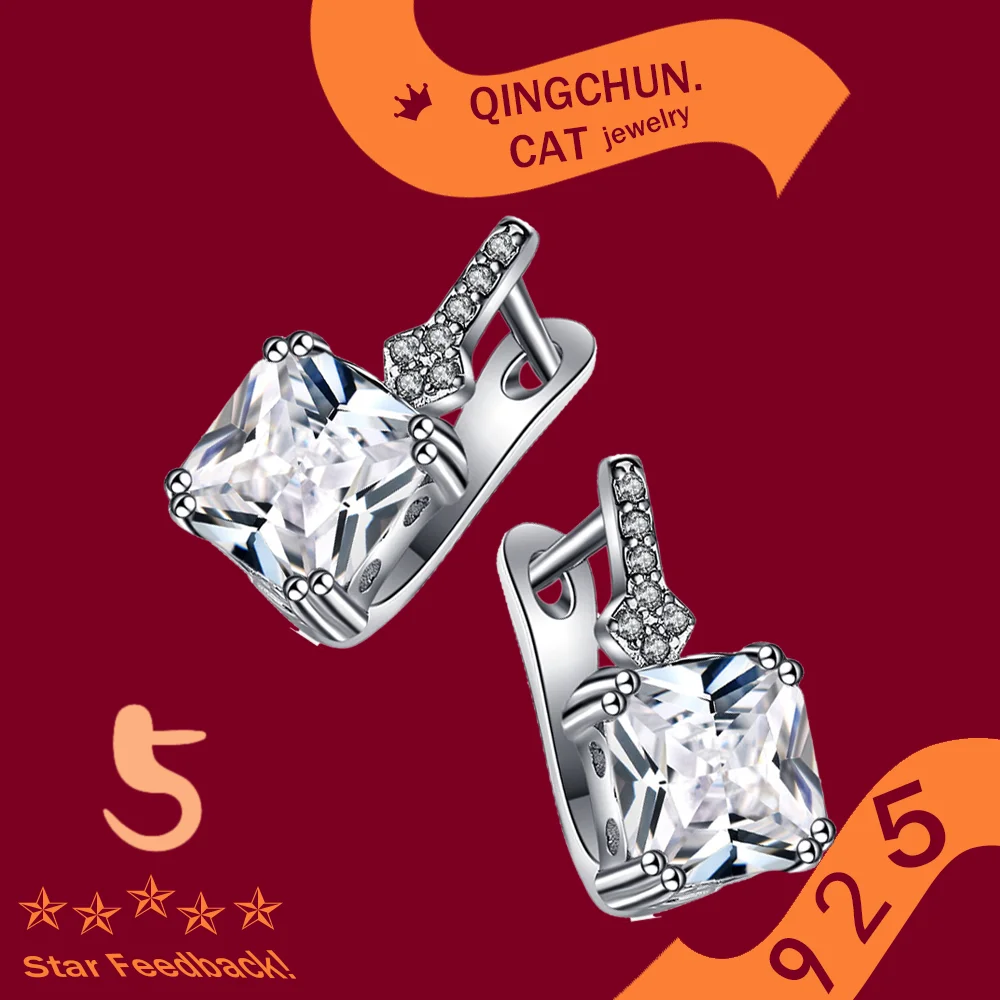 Hoop Earrings For Women Trendy Jewelry Girl Gift Stamp 925 Sterling Silver Square Crystal Gemstone New 2026
Hoop Earrings For Women Trendy Jewelry Girl Gift Stamp 925 Sterling Silver Square Crystal Gemstone New 2026