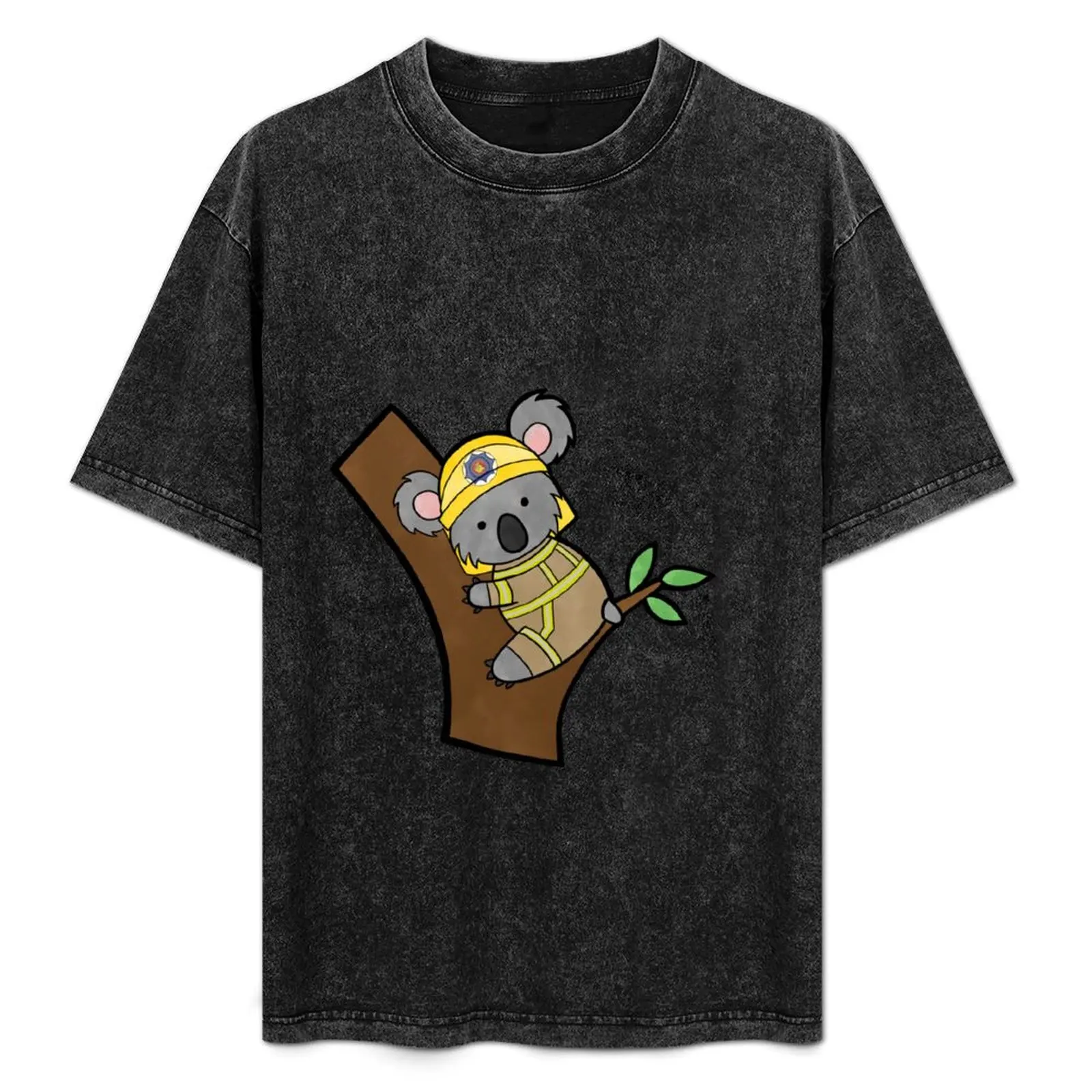 Firefighter Koala T-Shirt Soft Cotton Print T-Shirt
Firefighter Koala T-Shirt Soft Cotton Print T-Shirt