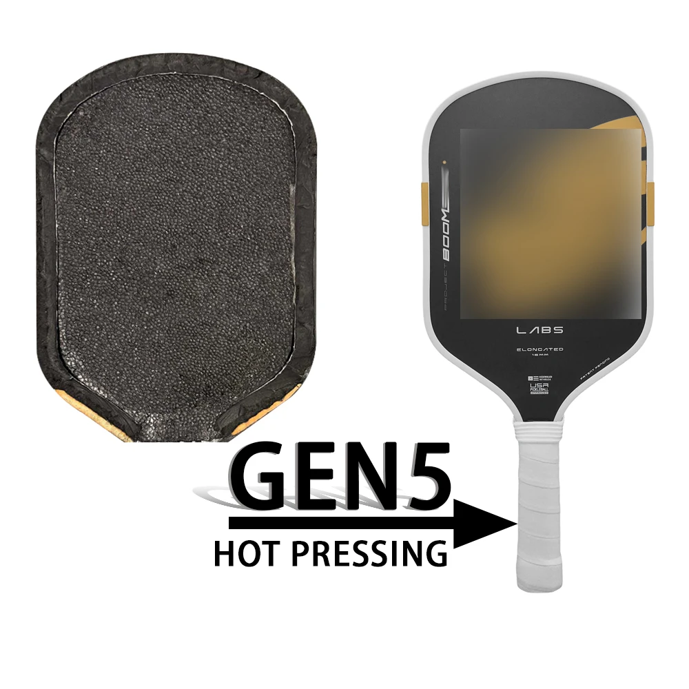 GEN5 BOOMSTICK Pickleball Paddle clone Золотой широкофюзел Удлиненная пена EVA Power Surrounding Foam Чистая пена EPP Core Углеродное волокно
GEN5 BOOMSTICK Pickleball Paddle clone Золотой широкофюзел Удлиненная пена EVA Power Surrounding Foam Чистая пена EPP Core Углеродное волокно