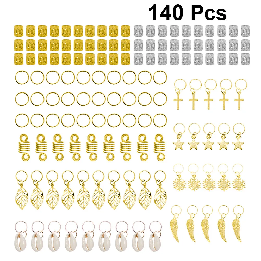 140Pcs Metal Hollow-Out Hair Cuffs Dreadlock Rings Lightweight Hair Tubes Decorative Braid Accessories Hollow-Out Dreadlocks
140Pcs Metal Hollow-Out Hair Cuffs Dreadlock Rings Lightweight Hair Tubes Decorative Braid Accessories Hollow-Out Dreadlocks