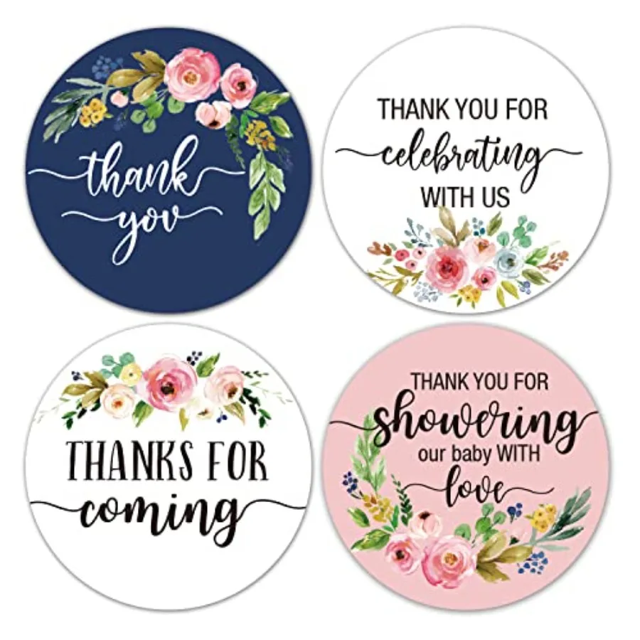 2" Round Blush Floral Thank You Favor Stickers- FloralThank You Labels for Wedding Bridal Shower Baby Shower Small Business Bak
2" Round Blush Floral Thank You Favor Stickers- FloralThank You Labels for Wedding Bridal Shower Baby Shower Small Business Bak