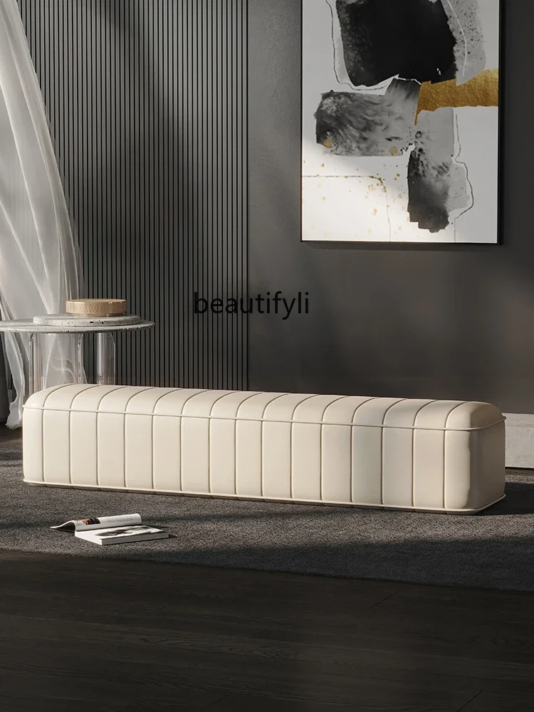 Italian-Style Light Luxury Genuine Leather Bed End Stool Bedroom and Household Shoe Changing Stool
Italian-Style Light Luxury Genuine Leather Bed End Stool Bedroom and Household Shoe Changing Stool