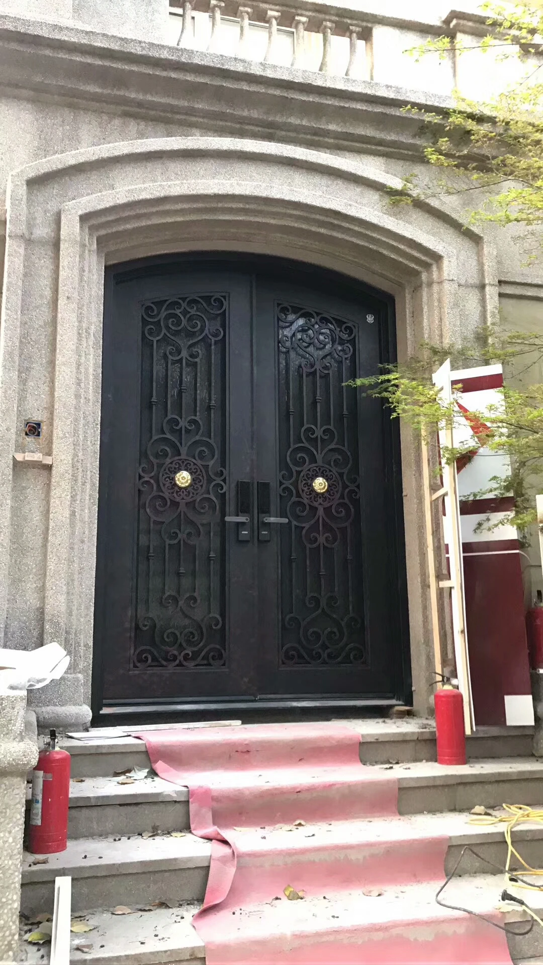 3" x 6.3" Jambs Wrought Iron Doors Gate Railing Fence Balustrades Fluorocarbon Paint 30 Years Not Fade Hc-Id1
3" x 6.3" Jambs Wrought Iron Doors Gate Railing Fence Balustrades Fluorocarbon Paint 30 Years Not Fade Hc-Id1