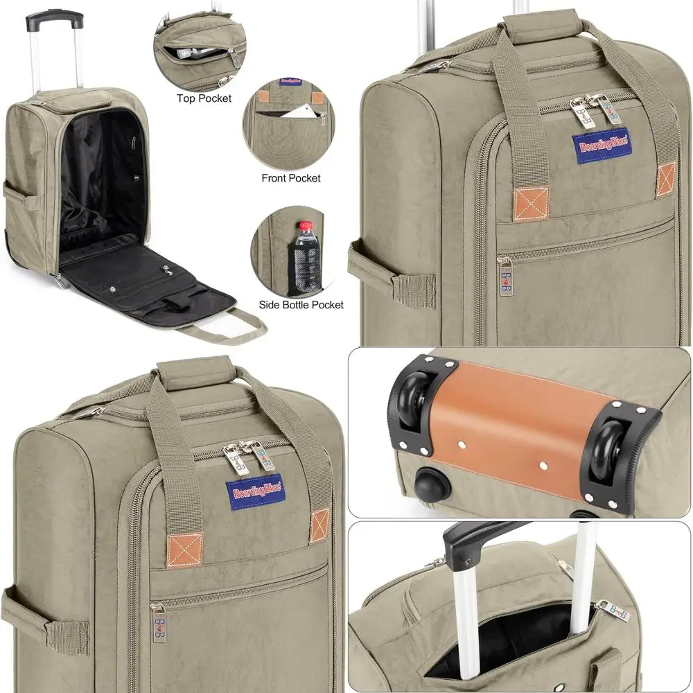 JetBlue 17x13x8 Personal Item Bag - Underseat Luggage for Spirit, JetBlue, Frontier Airlines - Duffel Style (Ivory)
JetBlue 17x13x8 Personal Item Bag - Underseat Luggage for Spirit, JetBlue, Frontier Airlines - Duffel Style (Ivory)