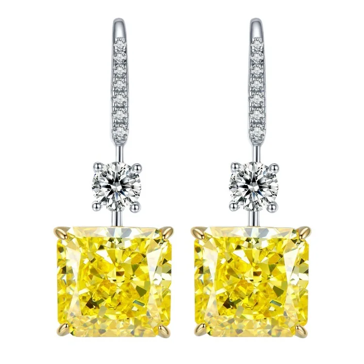 2023 New 10 * 10 Ice Flower Cut High Carbon Diamond Yellow Women's Earrings Fashion Versatile
2023 New 10 * 10 Ice Flower Cut High Carbon Diamond Yellow Women's Earrings Fashion Versatile