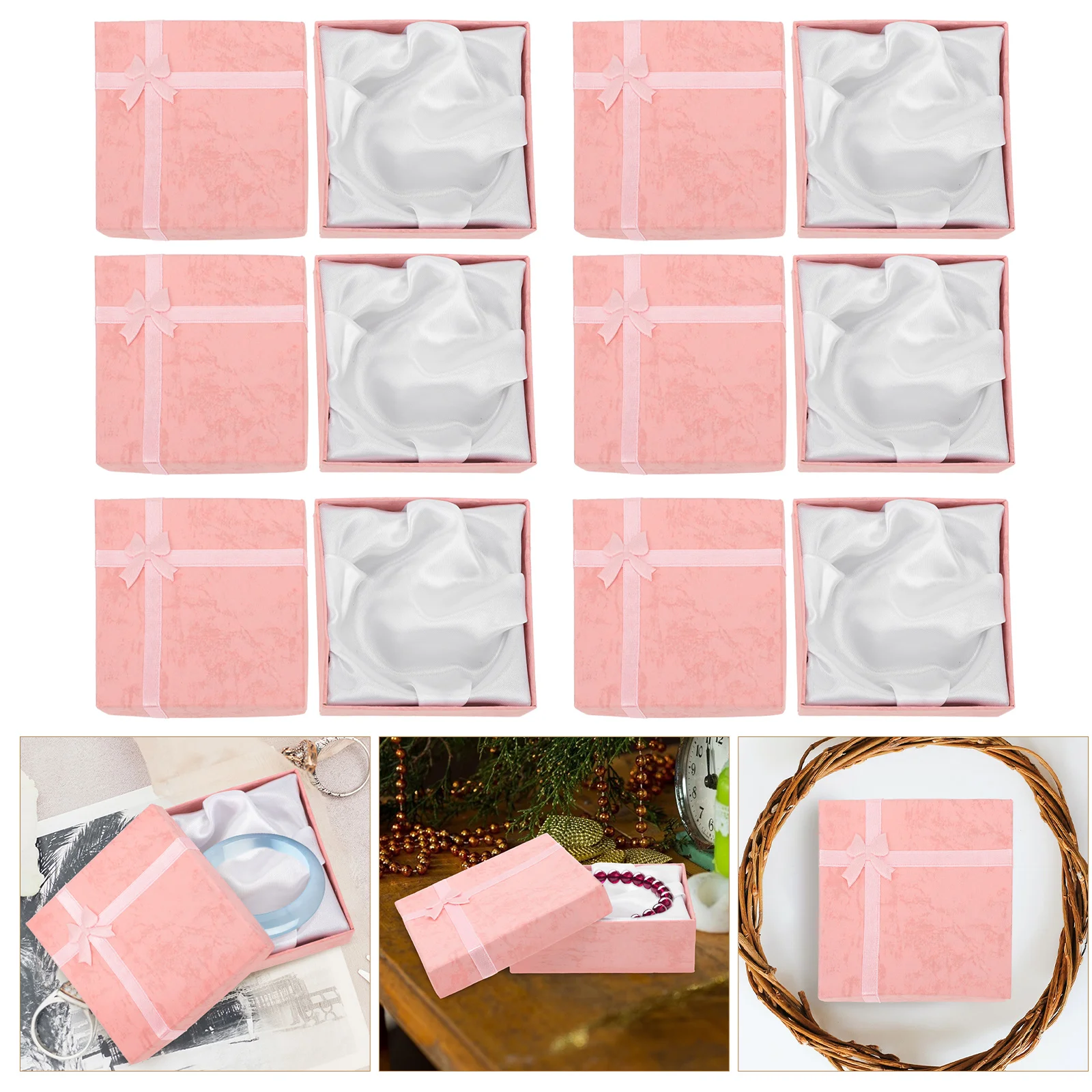 6 Pcs Bracelet Box Jewelry Storage Vintage Style Compact Size Space Saving Drawer Placement Sealing Lid Protects Exquisite
6 Pcs Bracelet Box Jewelry Storage Vintage Style Compact Size Space Saving Drawer Placement Sealing Lid Protects Exquisite