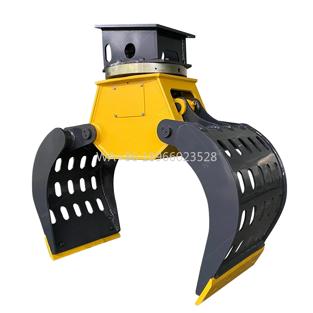 360 Degree Rotating Rock Handling Excavator Grapple 
360 Degree Rotating Rock Handling Excavator Grapple