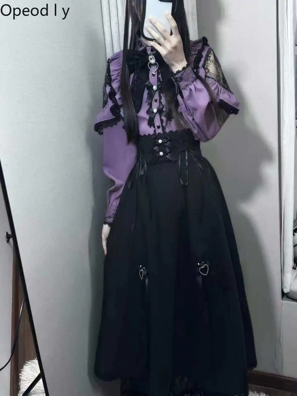 Sweet Girl Japanese Original Lace Lolita Long Sleeve Shirt Mass Production Purple Versatile Shirt 2026 Summer New
Sweet Girl Japanese Original Lace Lolita Long Sleeve Shirt Mass Production Purple Versatile Shirt 2026 Summer New