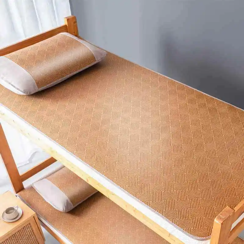 New 2025 Single Person Student Dormitory Ice Silk Willow Mat Foldable Breathable Modern Chinese Style Cooling Bedding Set
New 2025 Single Person Student Dormitory Ice Silk Willow Mat Foldable Breathable Modern Chinese Style Cooling Bedding Set