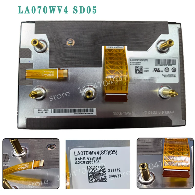 New Original LCD 7inch Display LA070WV4 SD05 LA070WV4 (SD)(05) for Peu ge ot RT6 2013 Citroen Car Navigation GPS monitor
New Original LCD 7inch Display LA070WV4 SD05 LA070WV4 (SD)(05) for Peu ge ot RT6 2013 Citroen Car Navigation GPS monitor