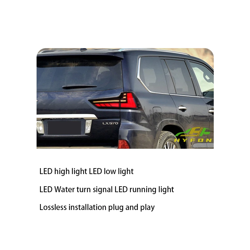 CL Hot sale LX570 2016-2022 Upgraded Full LED Smoked Tail Light Kit LED Reversing Lights LED Driving Turn Signals Plug & Play
CL Hot sale LX570 2016-2022 Upgraded Full LED Smoked Tail Light Kit LED Reversing Lights LED Driving Turn Signals Plug & Play