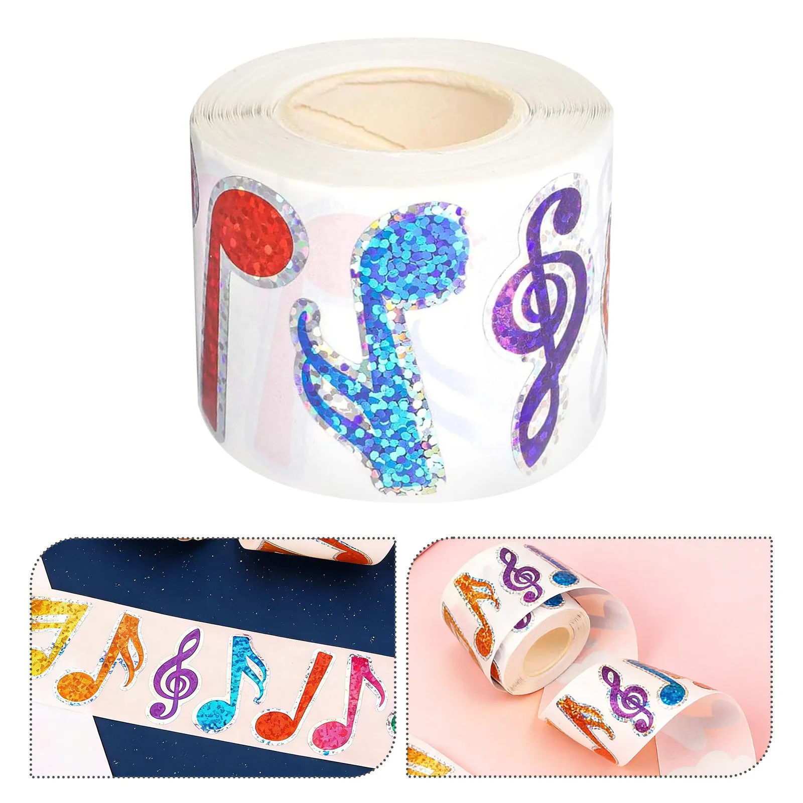 500Pcs Flexible Music Themed Adhesive Stickers Roll Vibrant Musical Notes for Instruments Classroom Labeling Piano Violin Craft
500Pcs Flexible Music Themed Adhesive Stickers Roll Vibrant Musical Notes for Instruments Classroom Labeling Piano Violin Craft