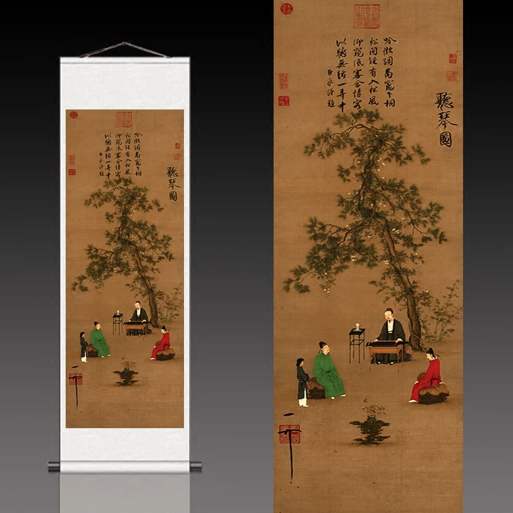 Decorative Painting Chinese Painting Banner Chinese Painting Antique Calligraphy Scroll Silk Painting Paper Custom Gift
Decorative Painting Chinese Painting Banner Chinese Painting Antique Calligraphy Scroll Silk Painting Paper Custom Gift