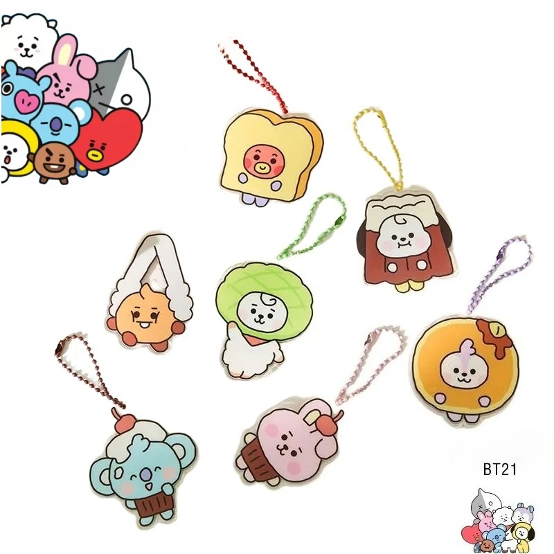 Акриловый брелок BT21 с персонажами аниме, серия «Милые хлебцы», кавайный парный аксессуар для рюкзака, подарок для фанатов
Акриловый брелок BT21 с персонажами аниме, серия «Милые хлебцы», кавайный парный аксессуар для рюкзака, подарок для фанатов