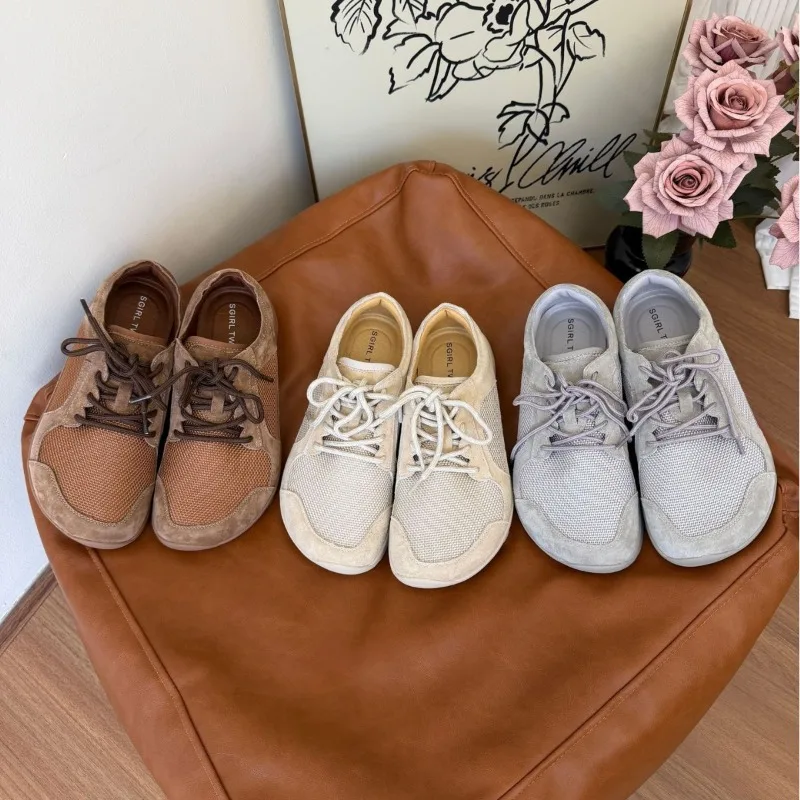 Retro Flat-bottomed German Training Shoes Women's New Lightweight Breathable Outdoor Leisure Sports Barefoot Sneakers
Retro Flat-bottomed German Training Shoes Women's New Lightweight Breathable Outdoor Leisure Sports Barefoot Sneakers